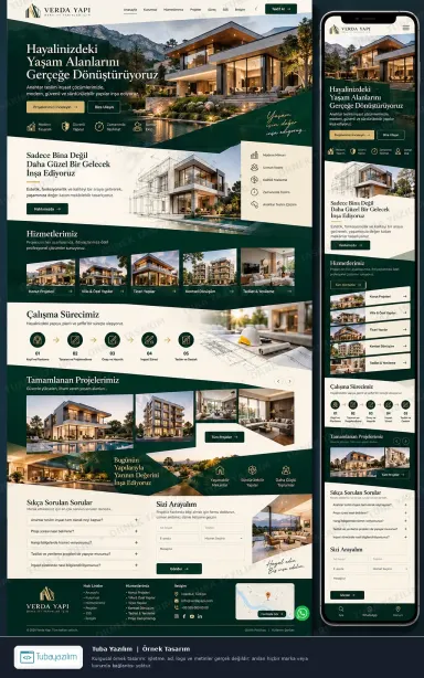 Turnkey Construction — sample website design