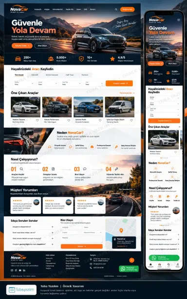 Sample website design for Car Dealerships & Showrooms
