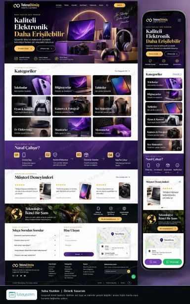 Used Electronics — sample website design