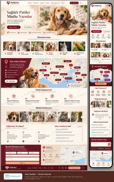 Veterinarian — sample website design
