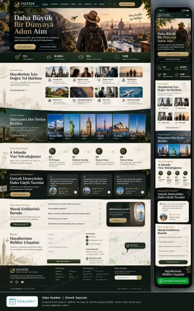 Sample website design for Visa & Immigration Consultants