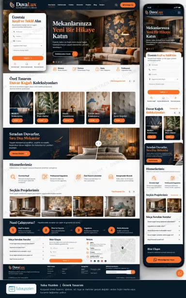Sample website design for Painting, Wallpaper & Decoration Contractors