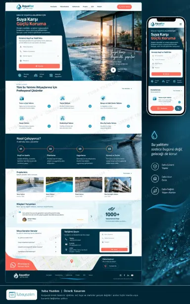 Sample website design for Roofing, Waterproofing & Insulation Contractors