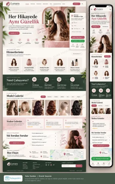 Wigs — sample website design