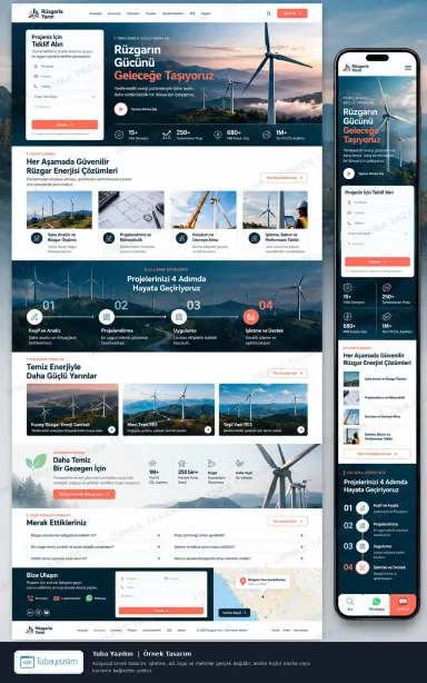 Wind Energy — sample website design