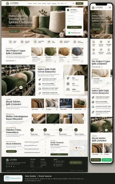 Yarn Sales — sample website design