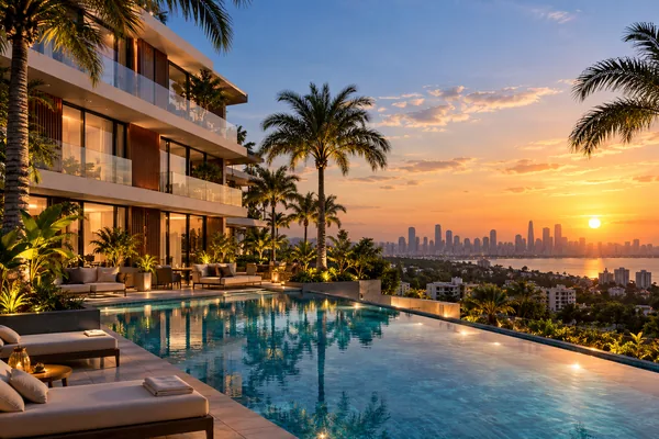 AI-generated illustration for Real Estate websites