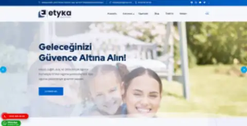 Screenshot of the Avensia Sigorta website