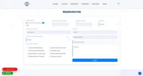 Screenshot of the Bluetech Marine website