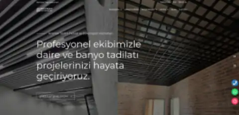 Screenshot of the Decosan Yapı website