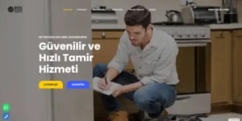 Screenshot of the Ekin Teknik Servis website