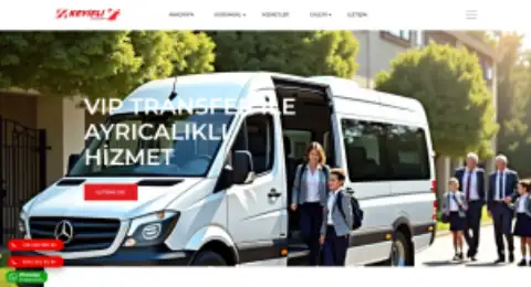 Screenshot of the Keyifli Turizm website