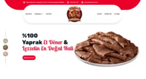 Screenshot of the Kozlem Et Restoran website