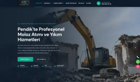 Screenshot of the Moloz Atimi Kirim Yikim website