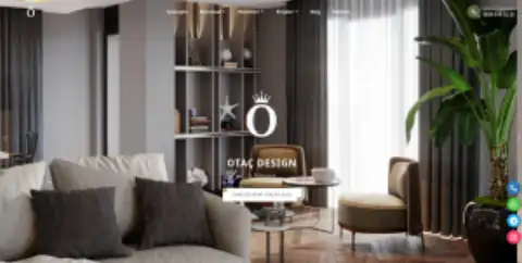 Screenshot of the Otac Design website